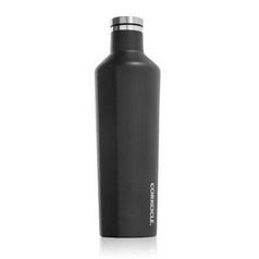 Ryker:corkcicle 25 oz classic canteen,Black / Screen Print
