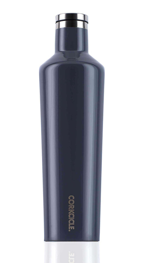 Ryker:corkcicle 25 oz classic canteen,Gray / Screen Print