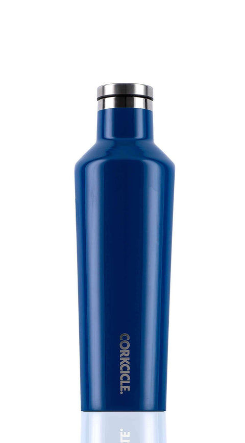Ryker:corkcicle 16 oz classic canteen,Blue / Screen Print