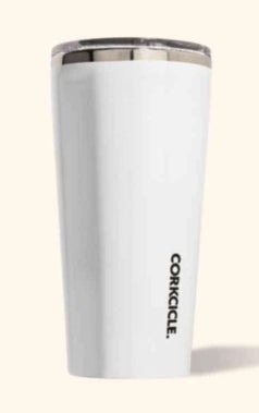 Ryker:corkcicle 16 oz classic tumbler,White / Screen Print
