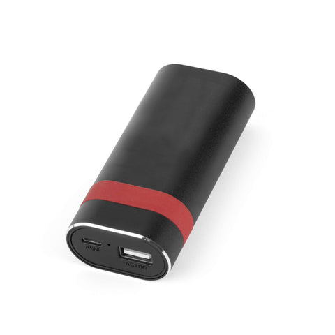 Ryker:Owl Earbuds with PowerBank Charger,Red / Blank