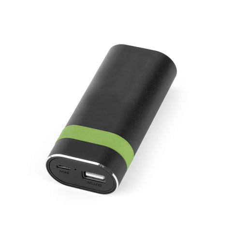 Ryker:Owl Earbuds with PowerBank Charger,Green / Blank