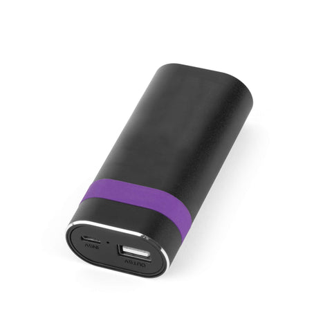 Ryker:Owl Earbuds with PowerBank Charger,Purple / Blank