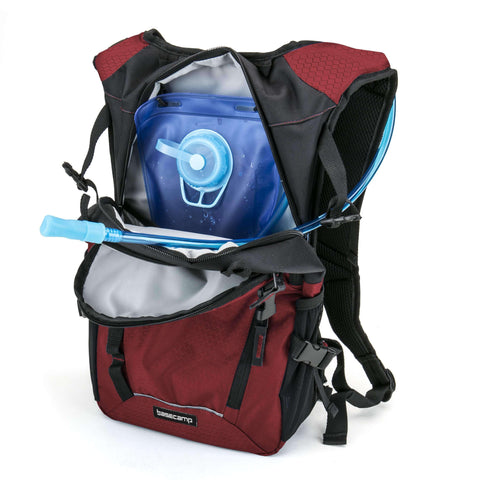 Ryker:adventure hydration pack,Red / Heat Transfer