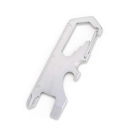 Ryker:fox carabiner tool,Silver / Blank