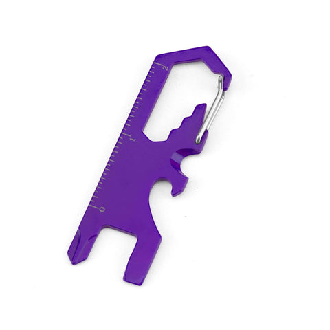 Ryker:fox carabiner tool,Purple / Blank