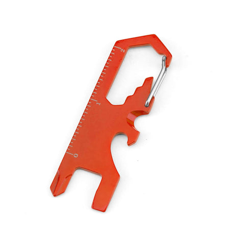 Ryker:fox carabiner tool,Orange / Blank
