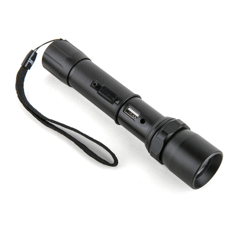 Ryker:white eagle powerbank flashlight,Black / Blank