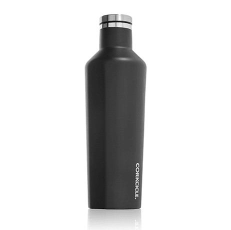  Ryker:corkcicle 16 oz classic canteen,Black / Screen Print