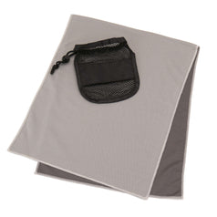 Ryker:Sports Towel,Gray / Blank