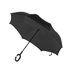 Ryker:reversible umbrella,Black / Blank