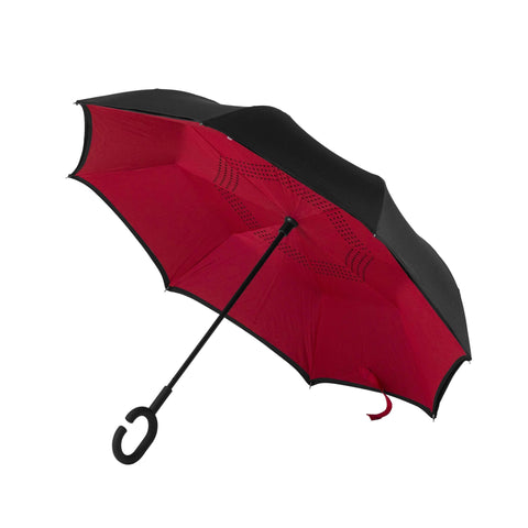  Ryker:reversible umbrella,Red / Blank