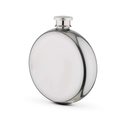  Ryker:silver tin flask,Silver / Blank